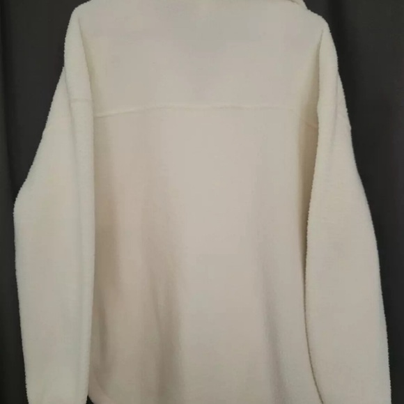 Varley Donley Fleece Jacket Egret Medium Comes Appleton Sherpa - Picture 3 of 6